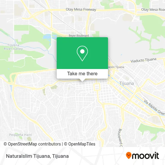 Naturalslim Tijuana map