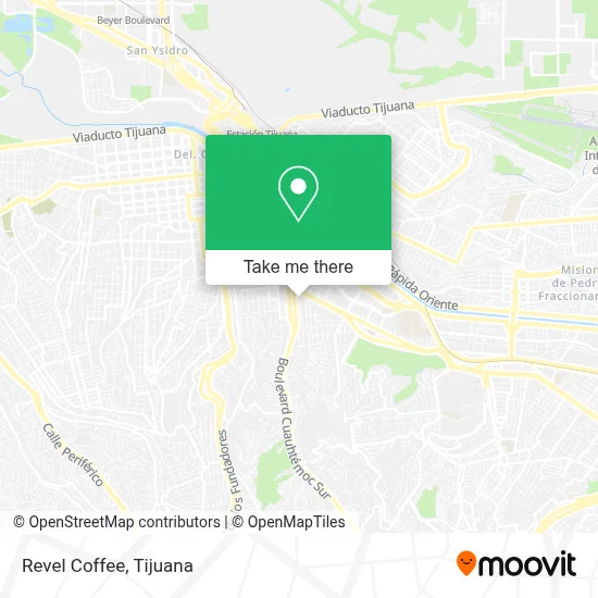 Revel Coffee map