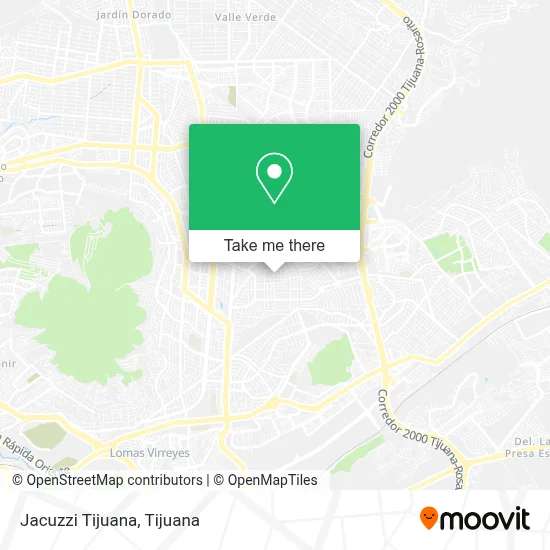 Jacuzzi Tijuana map