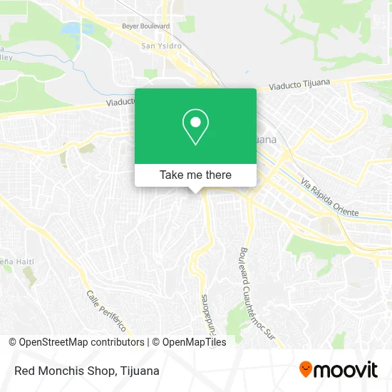Red Monchis Shop map