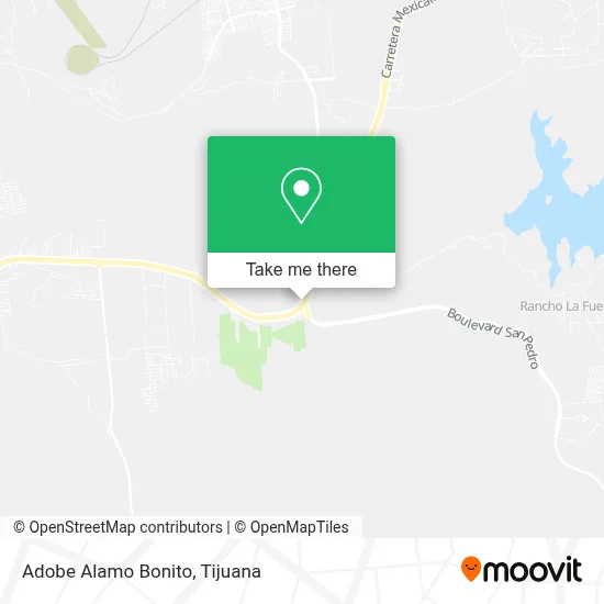 Adobe Alamo Bonito map