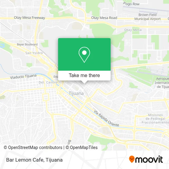 Bar Lemon Cafe map