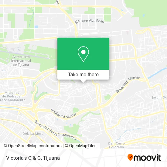 Victoria's C & G map