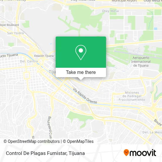 Control De Plagas Fumistar map