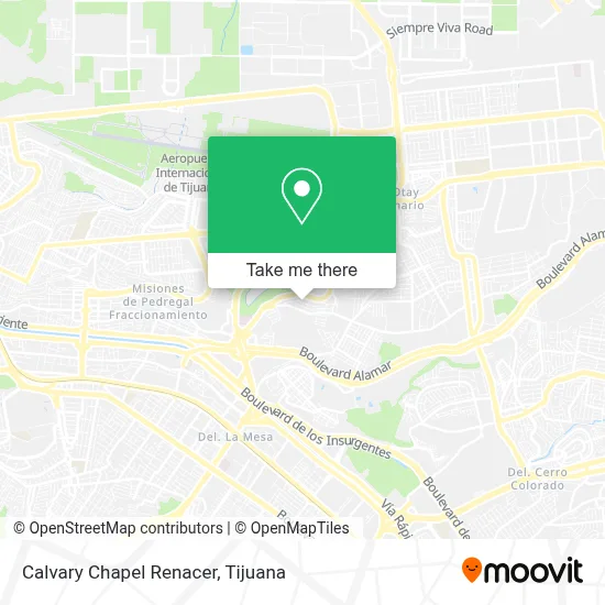 Calvary Chapel Renacer map