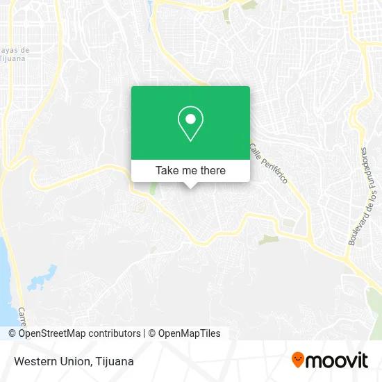 Western Union map