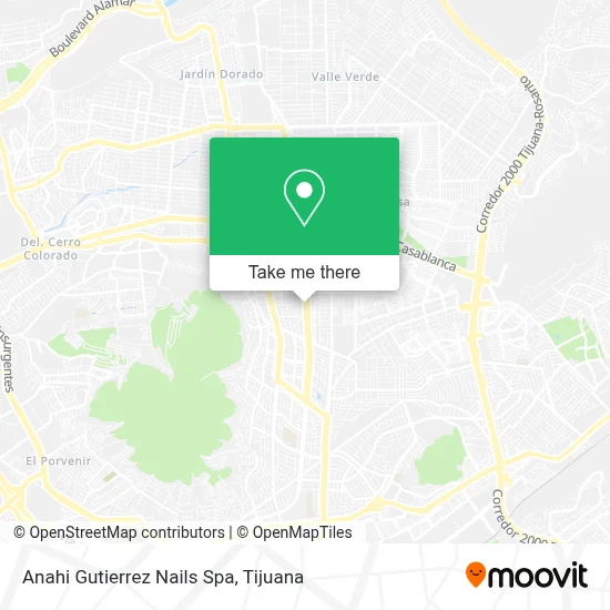 Anahi Gutierrez Nails Spa map