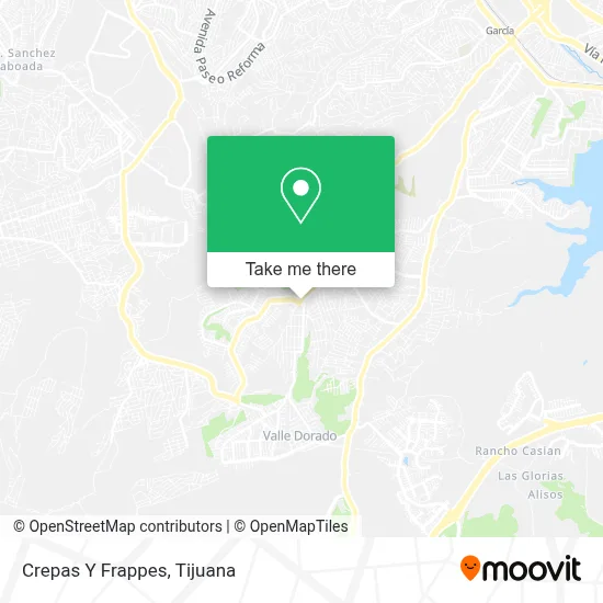 Crepas Y Frappes map