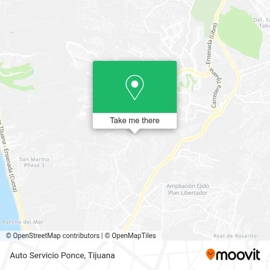 Auto Servicio Ponce map
