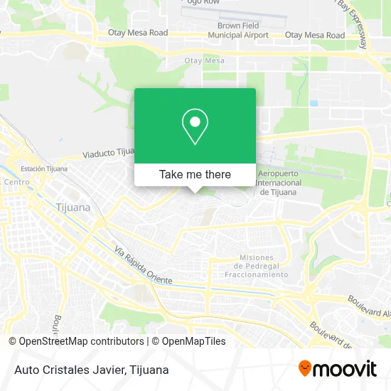 Auto Cristales Javier map