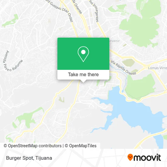 Burger Spot map