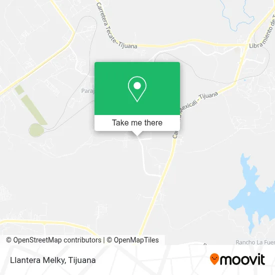 Llantera Melky map