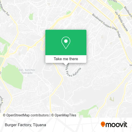 Burger Factory map