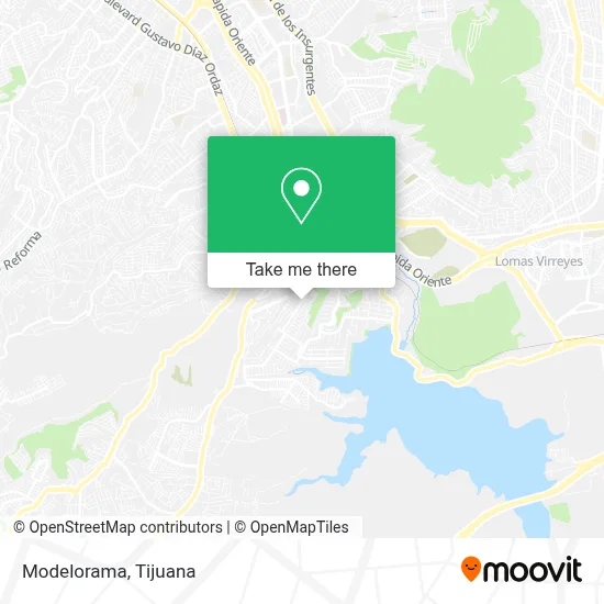 Modelorama map