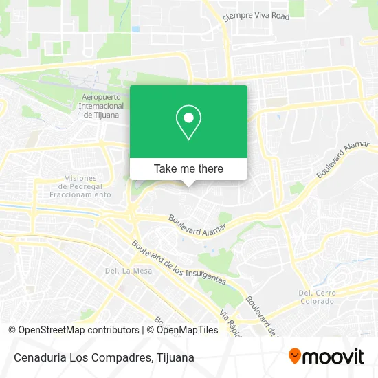 Cenaduria Los Compadres map