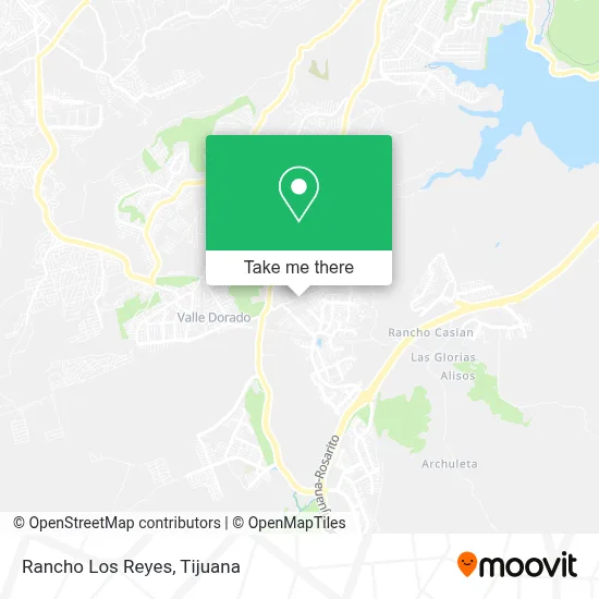 Rancho Los Reyes map