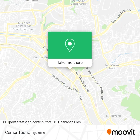 Censa Tools map