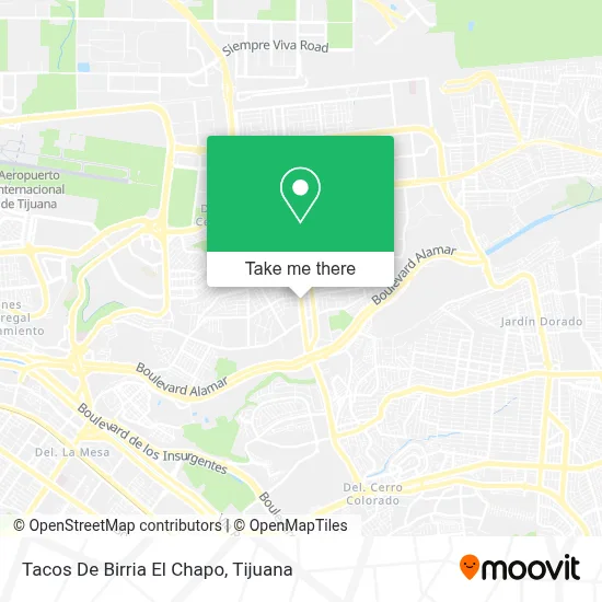 Tacos De Birria El Chapo map