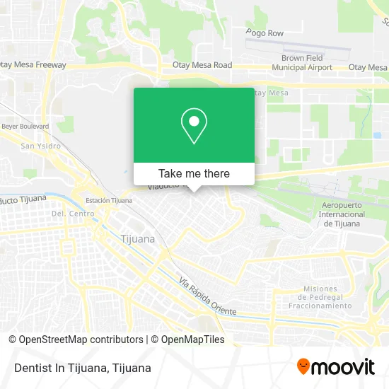 Dentist In Tijuana map