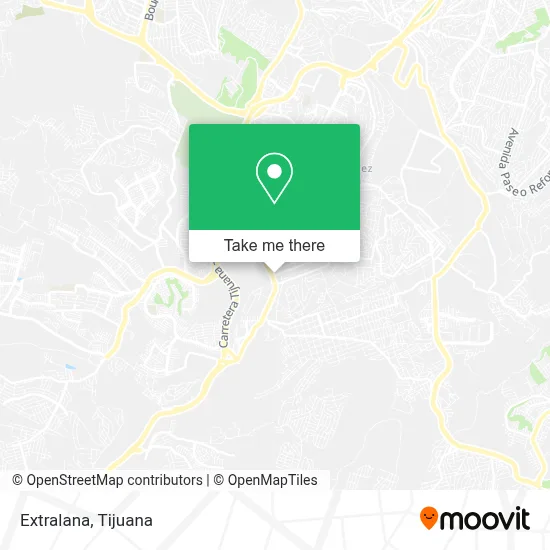 Extralana map