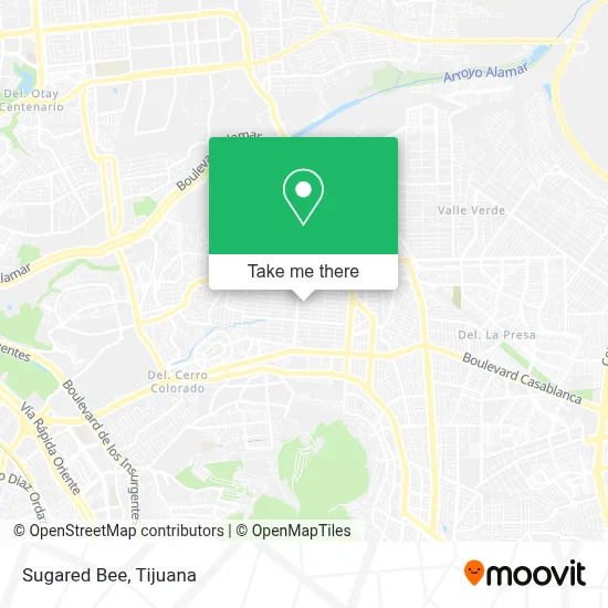 Sugared Bee map
