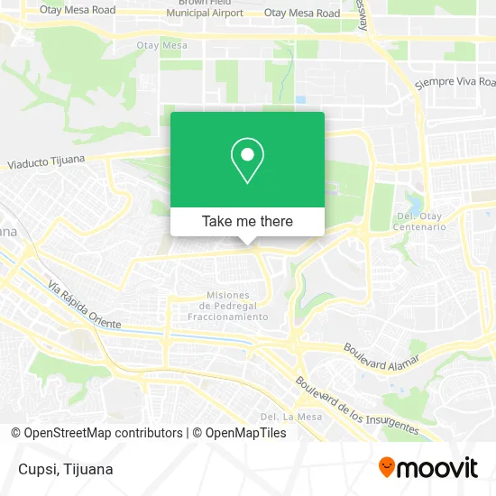 Cupsi map