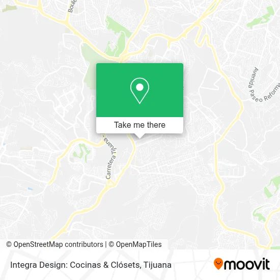 Integra Design: Cocinas & Clósets map