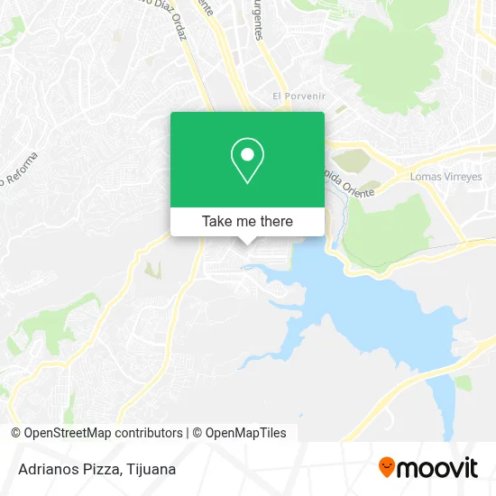 Adrianos Pizza map