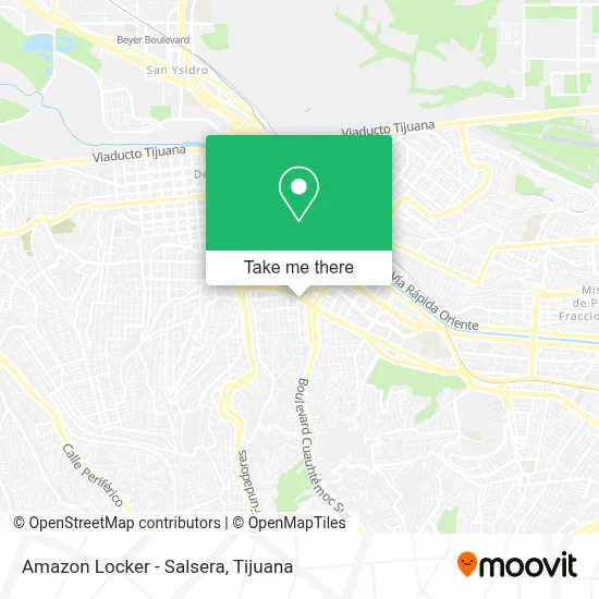 Amazon Locker - Salsera map