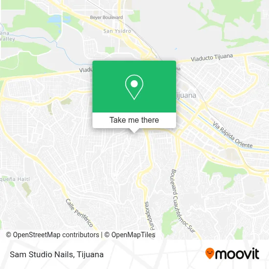 Sam Studio Nails map
