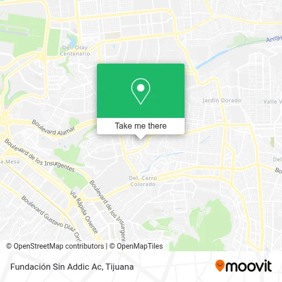 Fundación Sin Addic Ac map