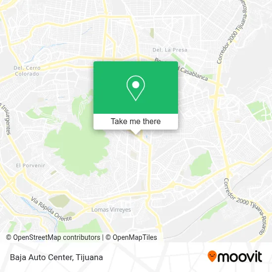 Baja Auto Center map