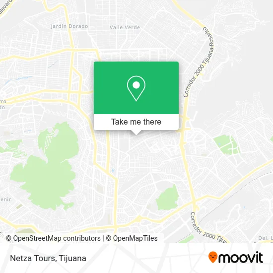 Netza Tours map