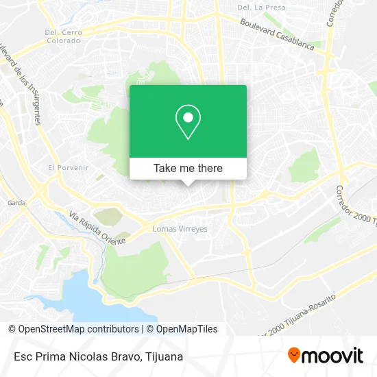 Esc Prima Nicolas Bravo map