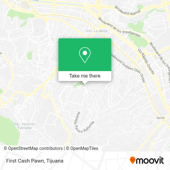First Cash Pawn map