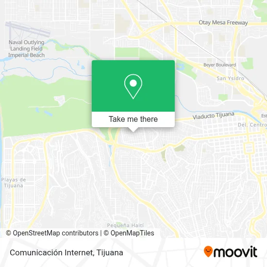 Comunicación Internet map