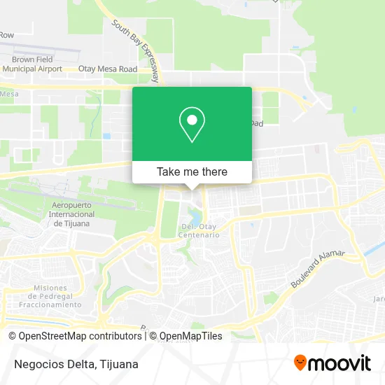 Negocios Delta map