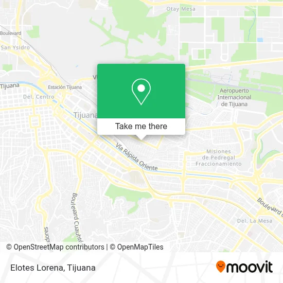 Elotes Lorena map