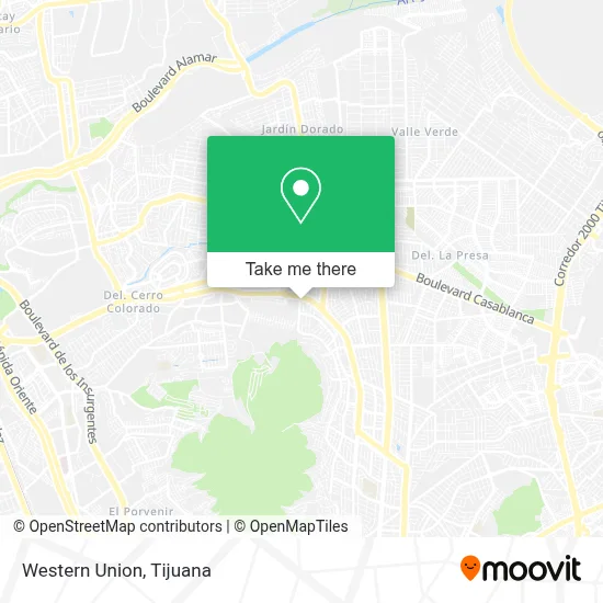 Western Union map