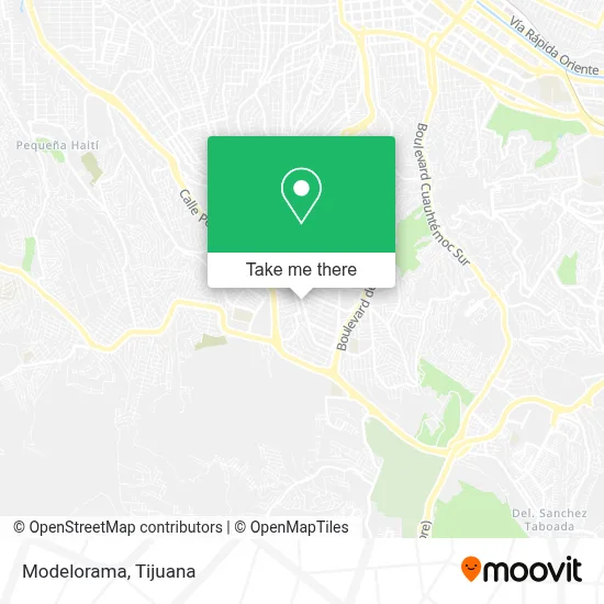 Modelorama map