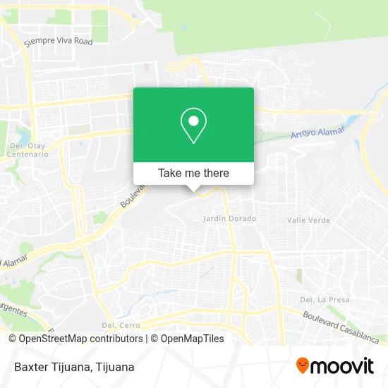 Baxter Tijuana map