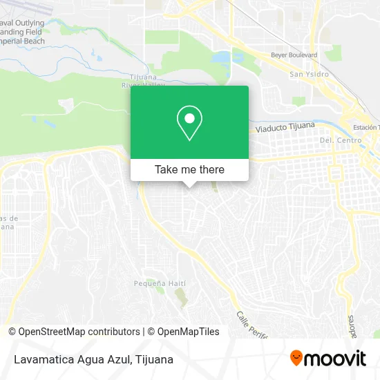 Lavamatica Agua Azul map