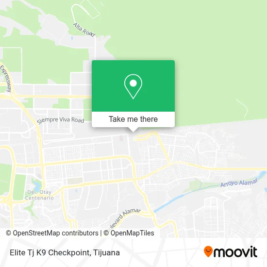 Elite Tj K9 Checkpoint map