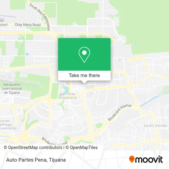 Auto Partes Pena map
