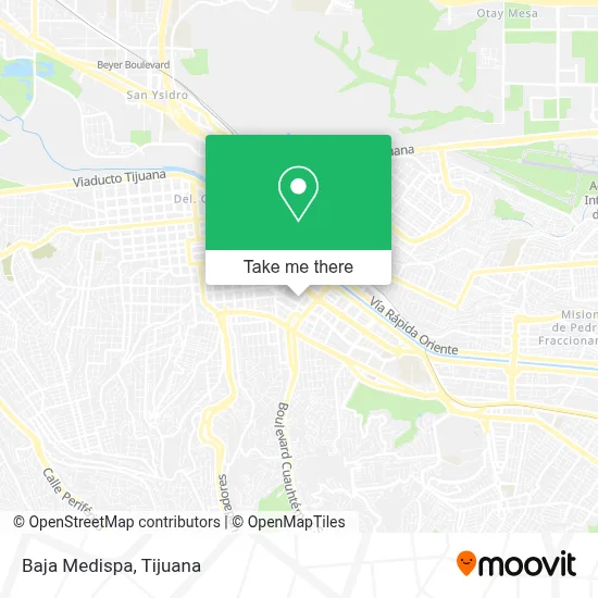 Baja Medispa map