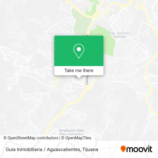 Guía Inmobiliaria / Aguascalientes map