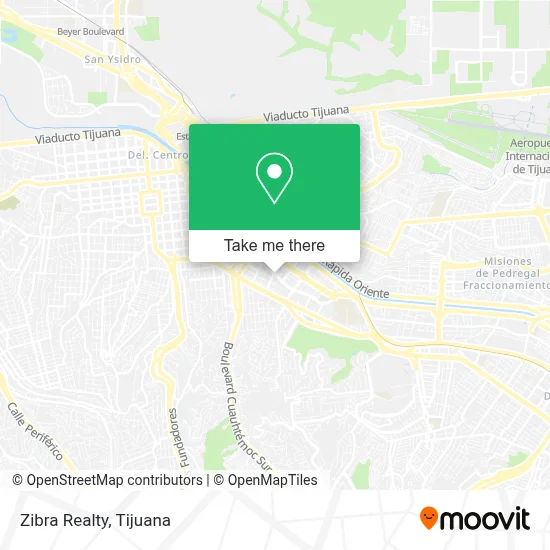 Zibra Realty map