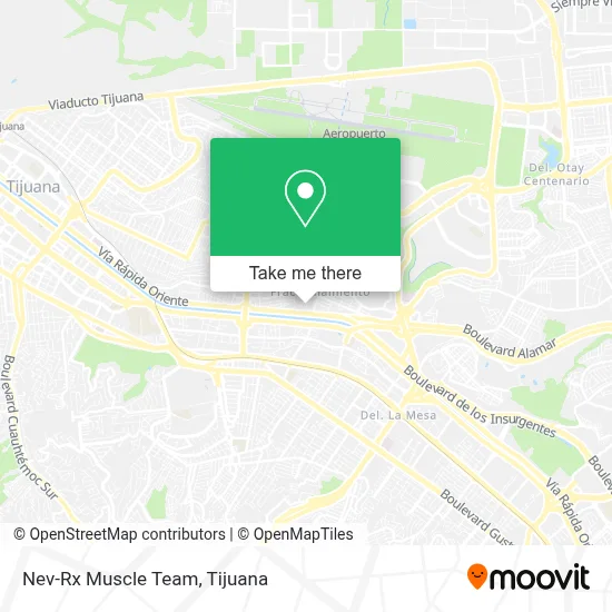 Nev-Rx Muscle Team map
