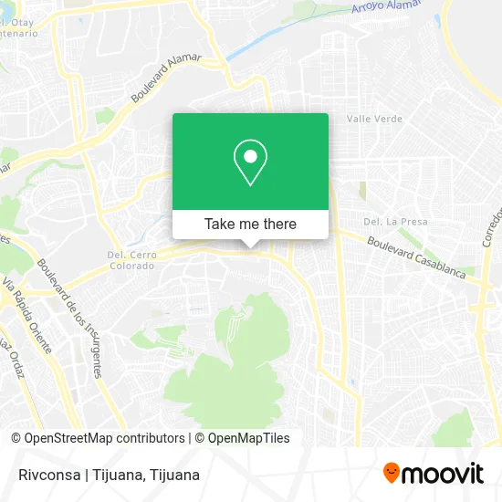 Rivconsa | Tijuana map