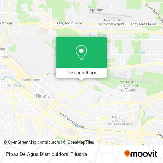 Pipas De Agua Distribuidora map